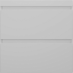 Style Line Тумба с раковиной Манхэттен 60 Plus подвесная эмаль белая матовая – фотография-1